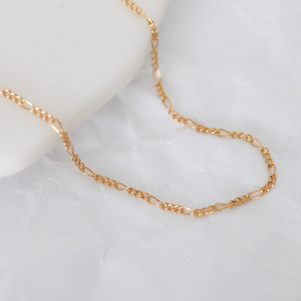 Baby Figaro Necklace | 24k Gold Filled - Picture 1 of 3